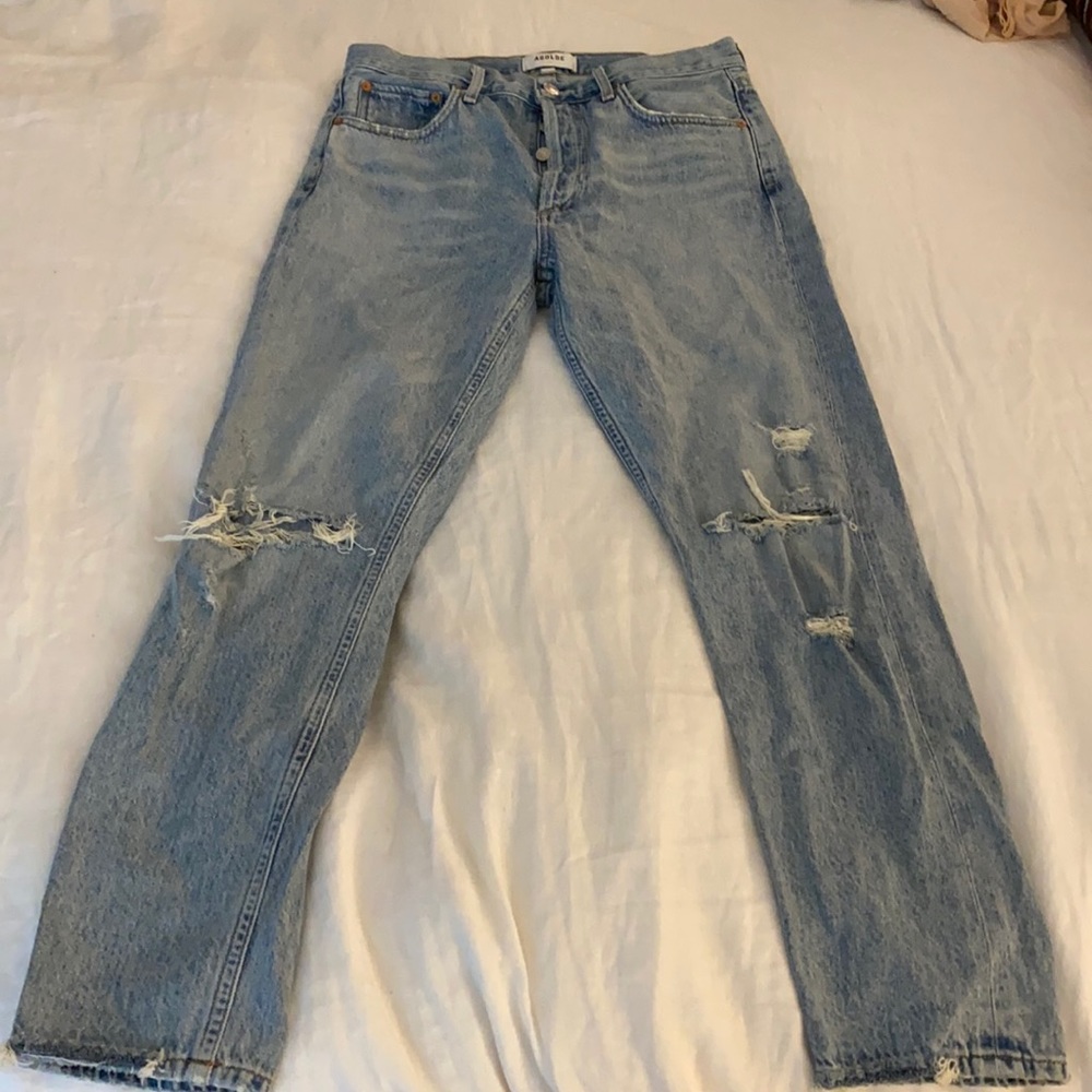 AGOLDE Jamie straight leg destroyed Jean